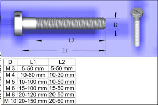 Flachkopfschraube